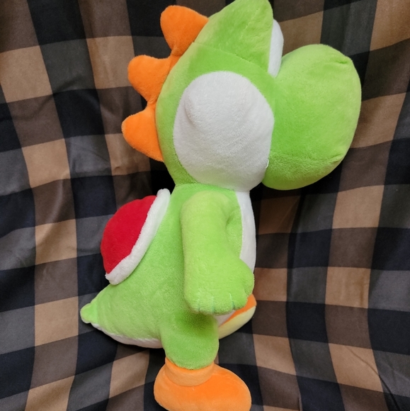 Super Mario Yoshi Soft Plush Green 16"tall - Picture 6 of 12